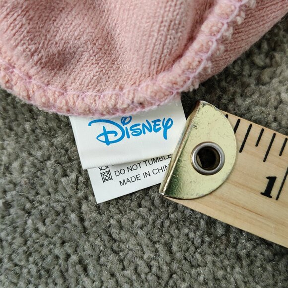 Disney Kids Beanie Cap Knitted Pink Minnie Mouse Girl Casual Fall Winter Hat - Picture 3 of 5